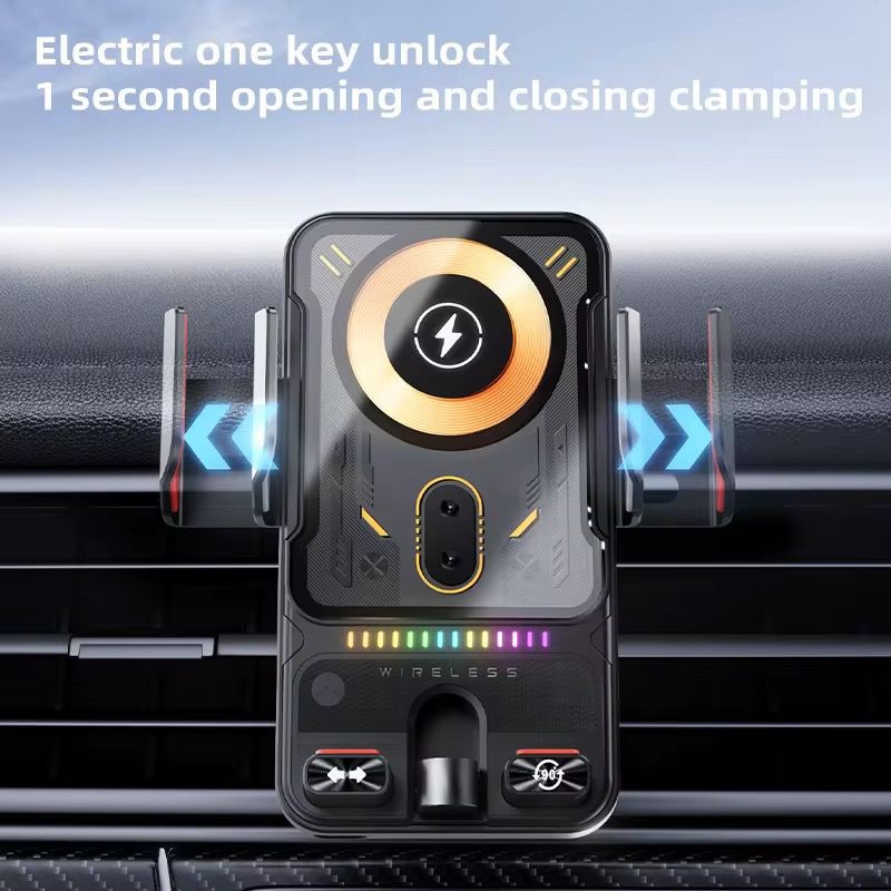 Car Phone Holder with Wireless Charging